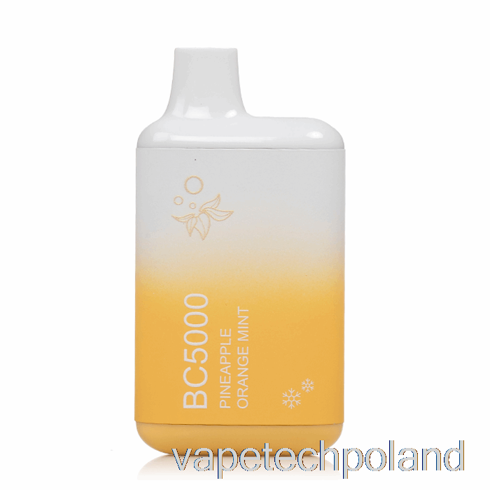 Vape Tech Polska Bc5000 Jednorazowy Ananas Pomarańczowy Miętowy